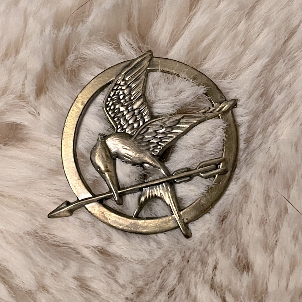 Bronze Mockingjay Pin